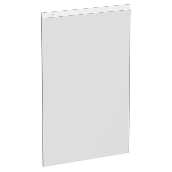 Sliding Door 16" Wood Framed Display Cas, UVDC4616-OAK-DBURGU